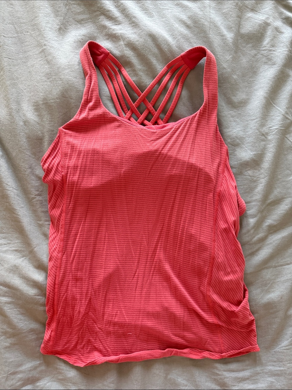 Lululemon open back Tank Top - Coral